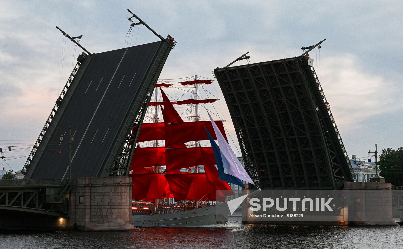 Russia Scarlet Sails Show Rehearsal