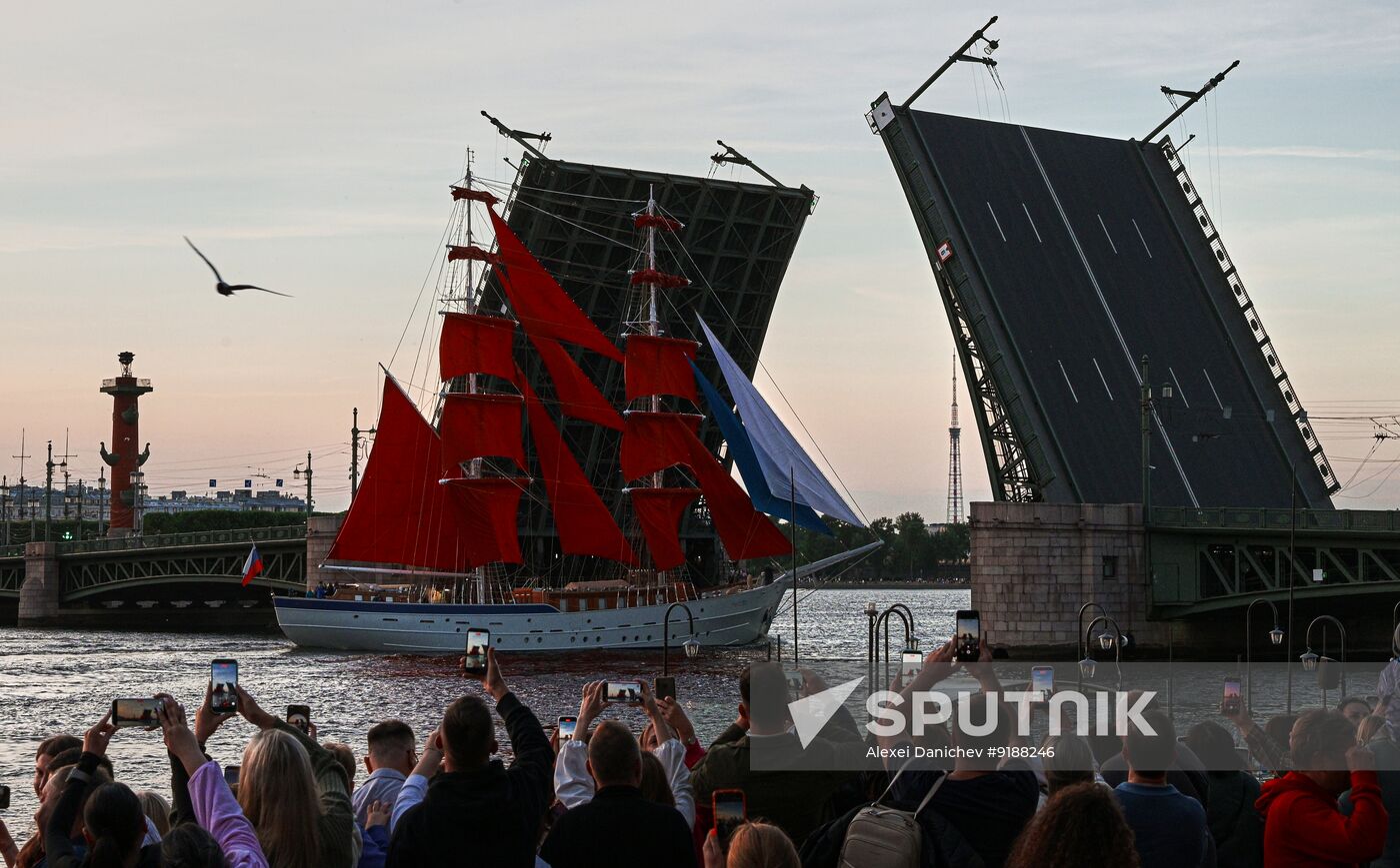 Russia Scarlet Sails Show Rehearsal