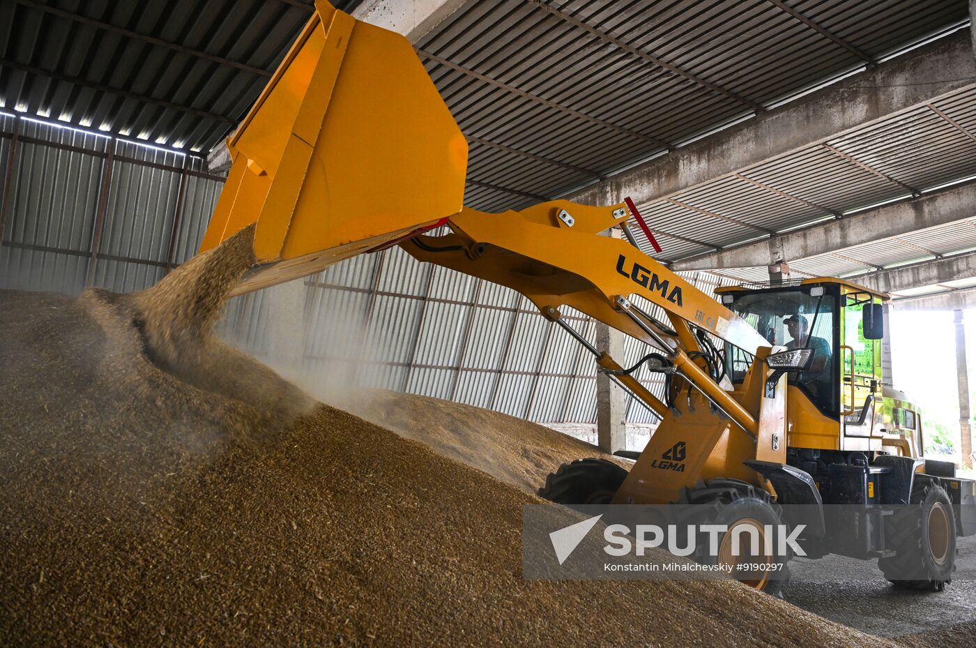 Russia Agriculture Barley Harvesting
