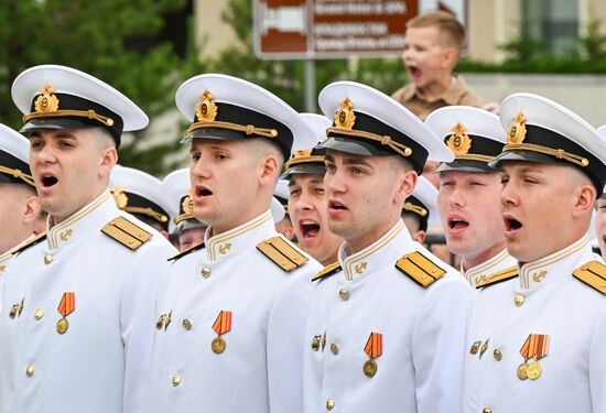 Russia Naval School Graduation