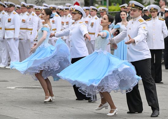 Russia Naval School Graduation