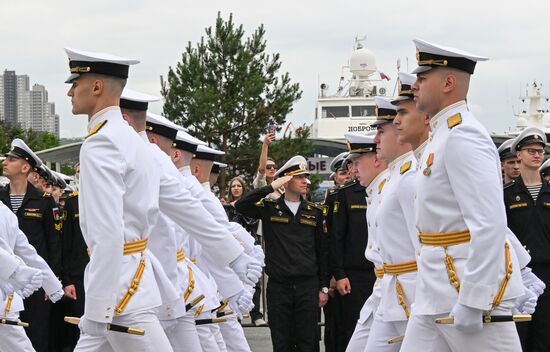 Russia Naval School Graduation
