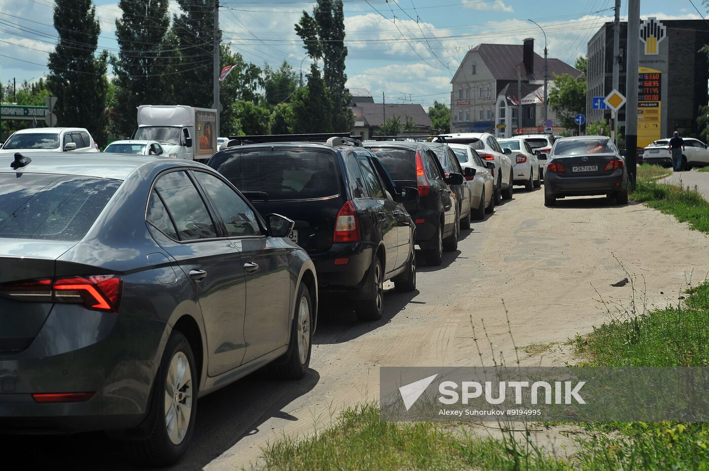 Russia Regions Gasoline Shortages