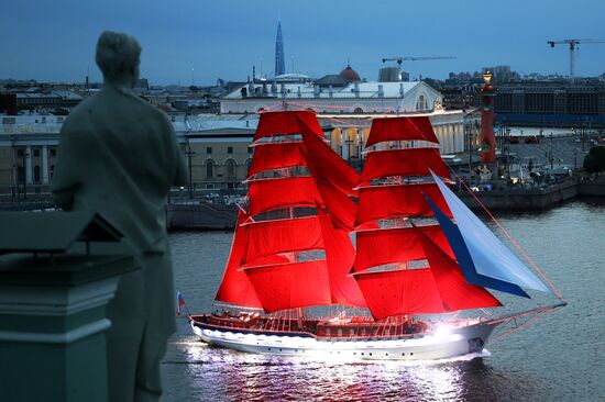 Russia Scarlet Sails Show Rehearsal