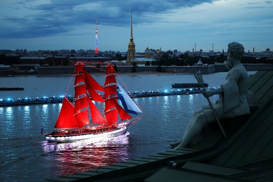 Russia Scarlet Sails Show Rehearsal