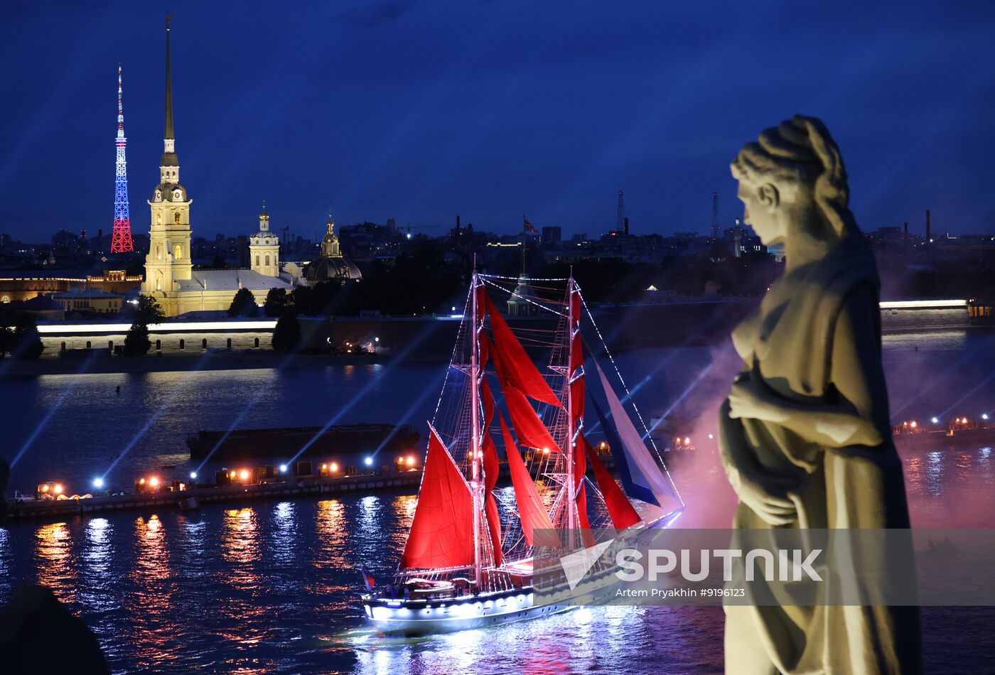 Russia Scarlet Sails Show Rehearsal
