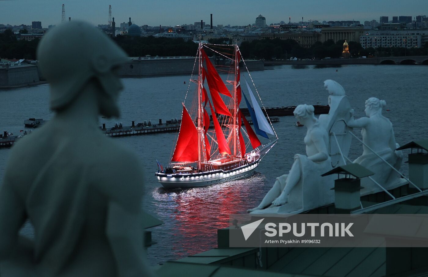 Russia Scarlet Sails Show Rehearsal