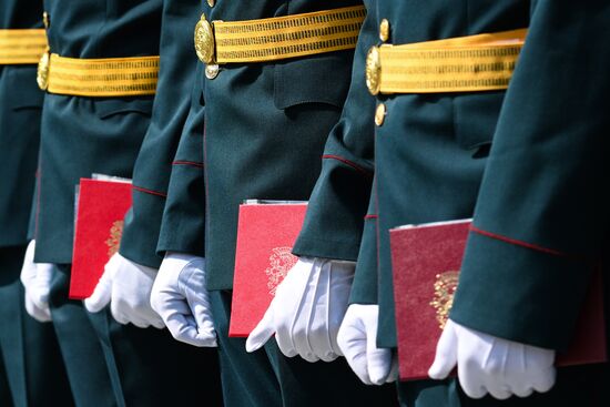 Russia National Guard Cadets Graduation