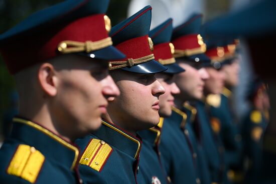 Russia National Guard Cadets Graduation