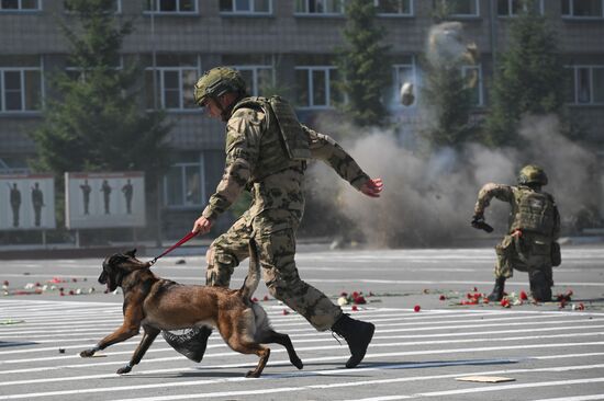 Russia National Guard Cadets Graduation