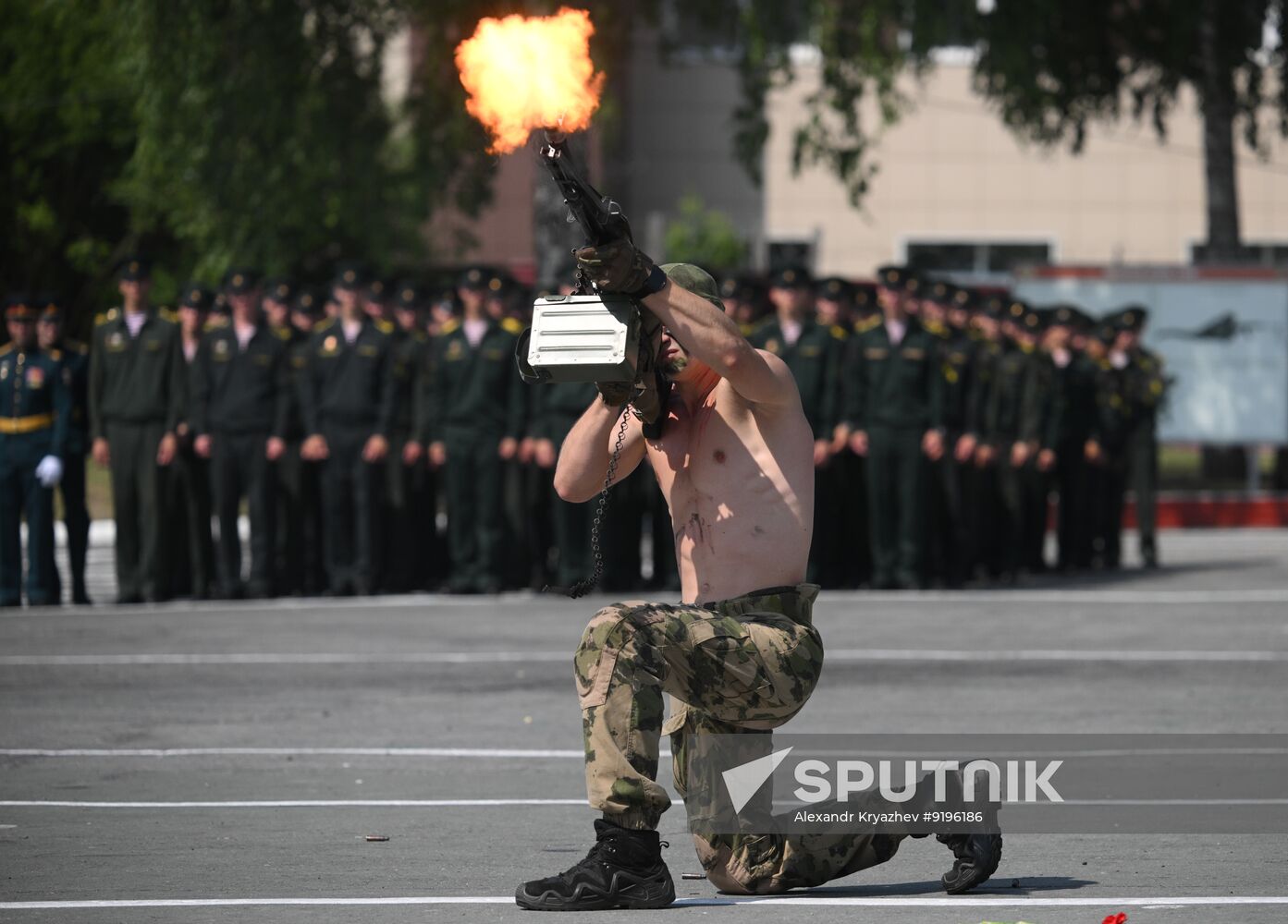 Russia National Guard Cadets Graduation