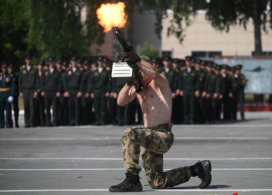 Russia National Guard Cadets Graduation