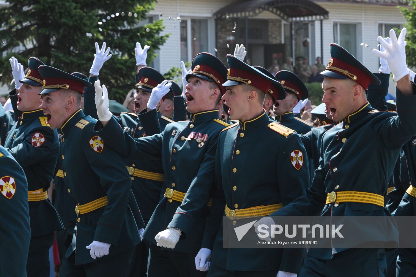 Russia National Guard Cadets Graduation