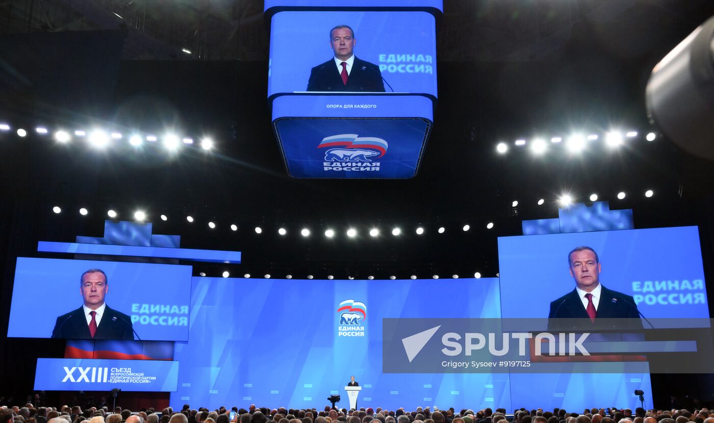 Russia Putin United Russia Party Congress