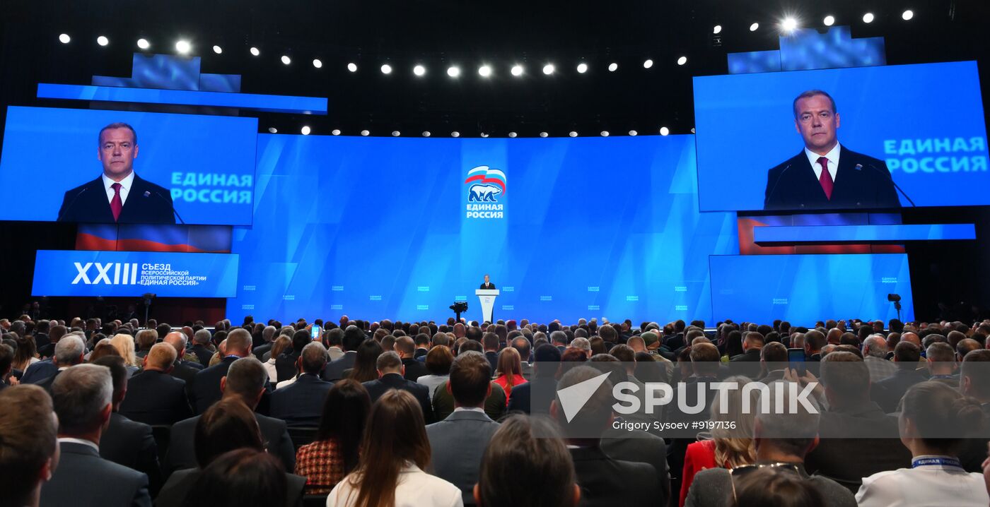 Russia Putin United Russia Party Congress