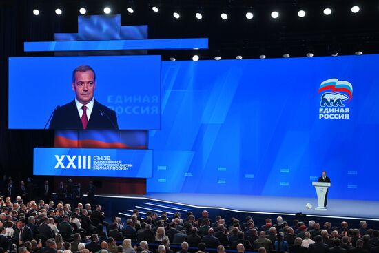 Russia Putin United Russia Party Congress
