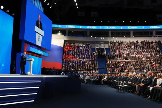 Russia Putin United Russia Party Congress