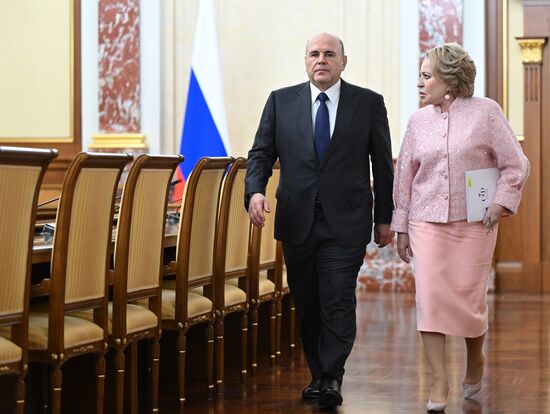 Russia Mishustin Federation Council