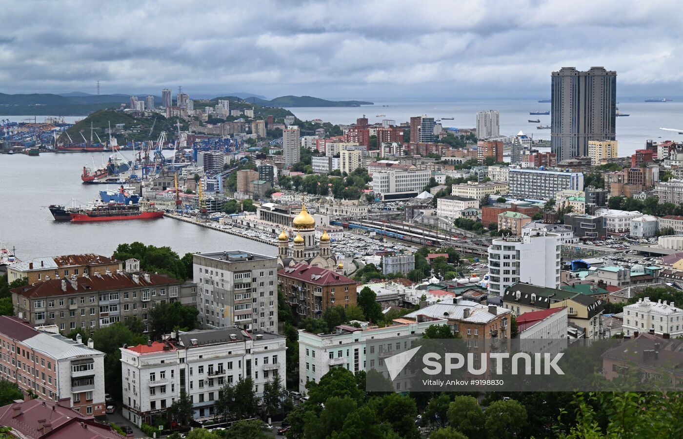 Russia Vladivostok Cityscapes