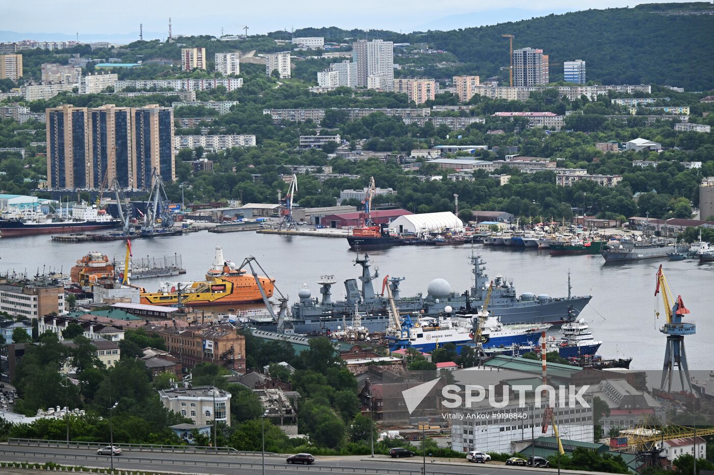 Russia Vladivostok Cityscapes