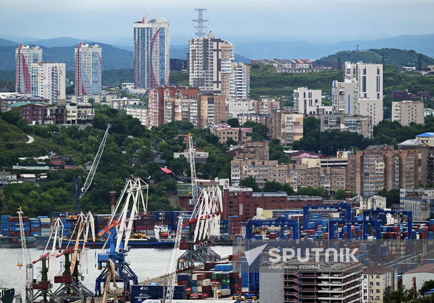 Russia Vladivostok Cityscapes