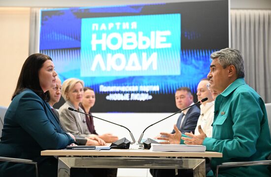 Russia Parliamentary Election Campaign New People Party