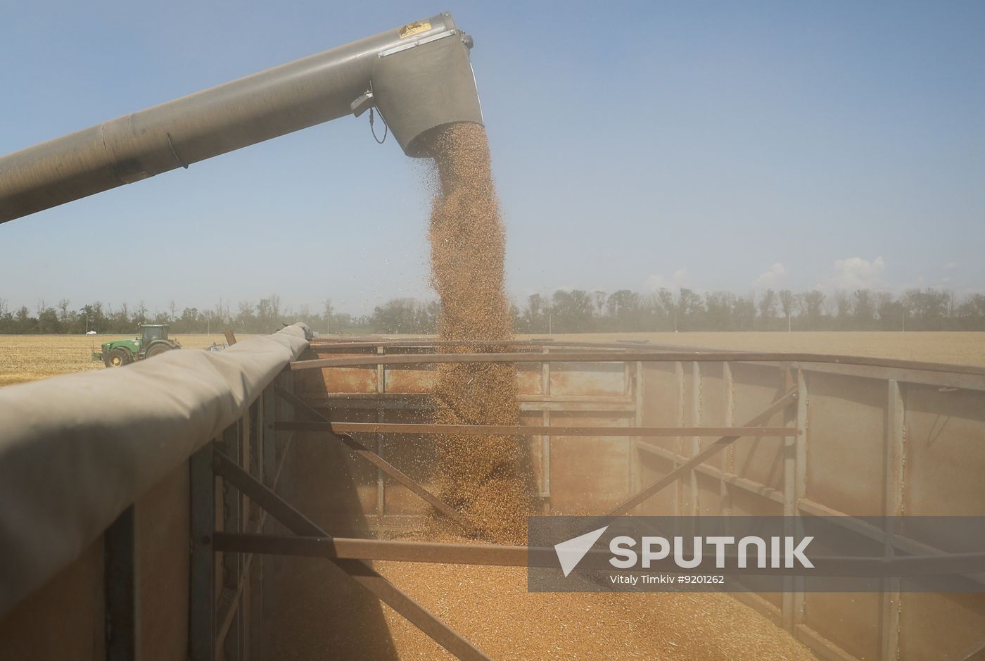 Russia Agriculture Wheat Harvesting