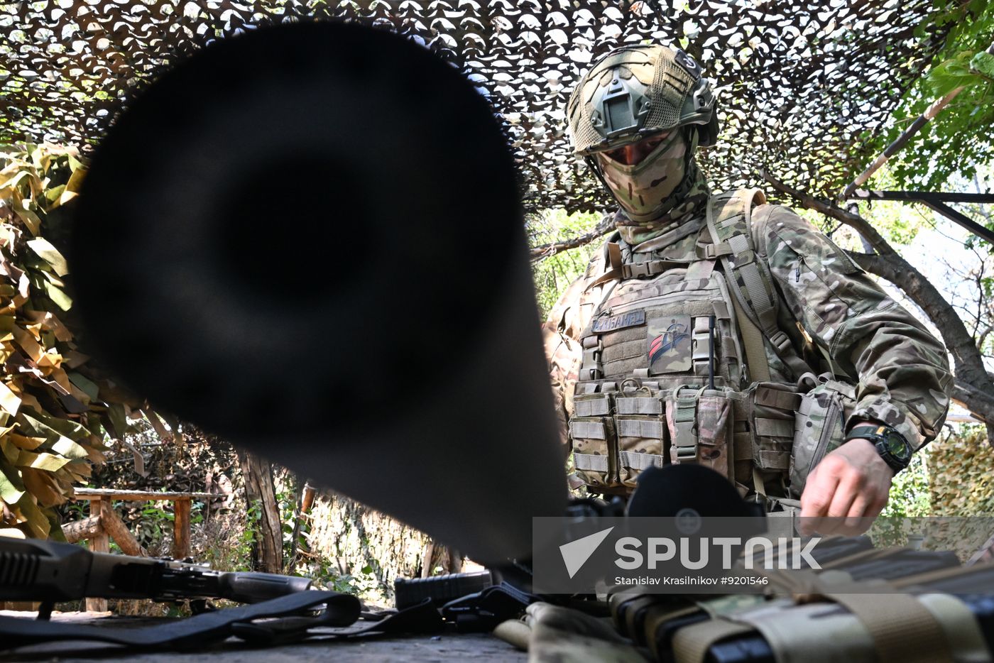Russia Ukraine Military Operation Snipers Training
