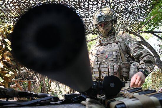 Russia Ukraine Military Operation Snipers Training