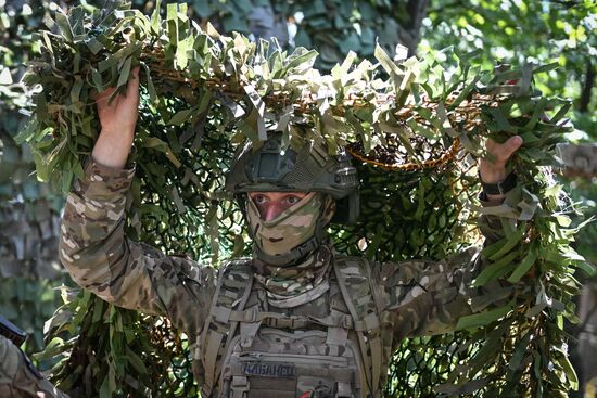 Russia Ukraine Military Operation Snipers Training
