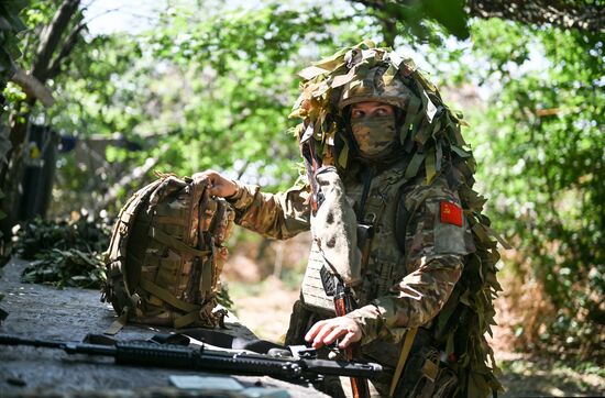 Russia Ukraine Military Operation Snipers Training