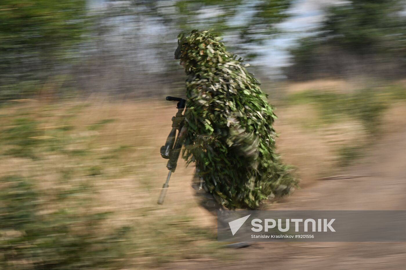 Russia Ukraine Military Operation Snipers Training