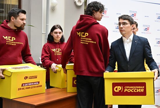 Russia Parliamentary Election Campaign Just Russia Party