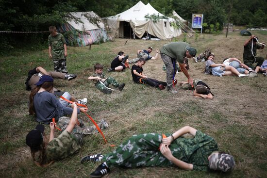 Russia Military Patriotic Children Camp