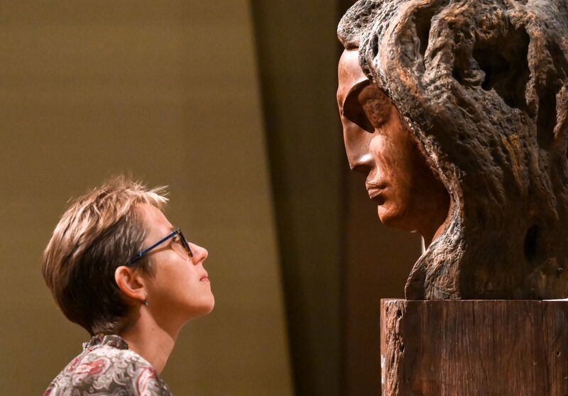 Russia Art Erzya Sculpture Exhibition