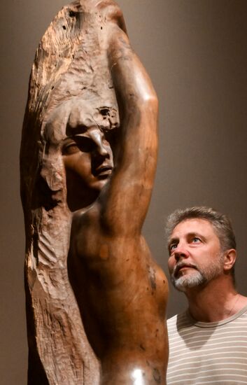 Russia Art Erzya Sculpture Exhibition
