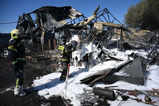 Russia Fire Industrial Zone