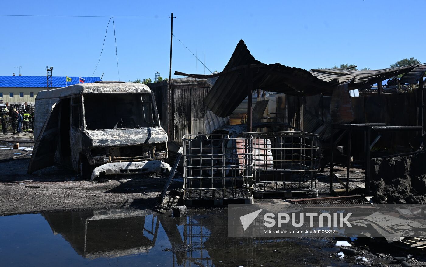 Russia Fire Industrial Zone