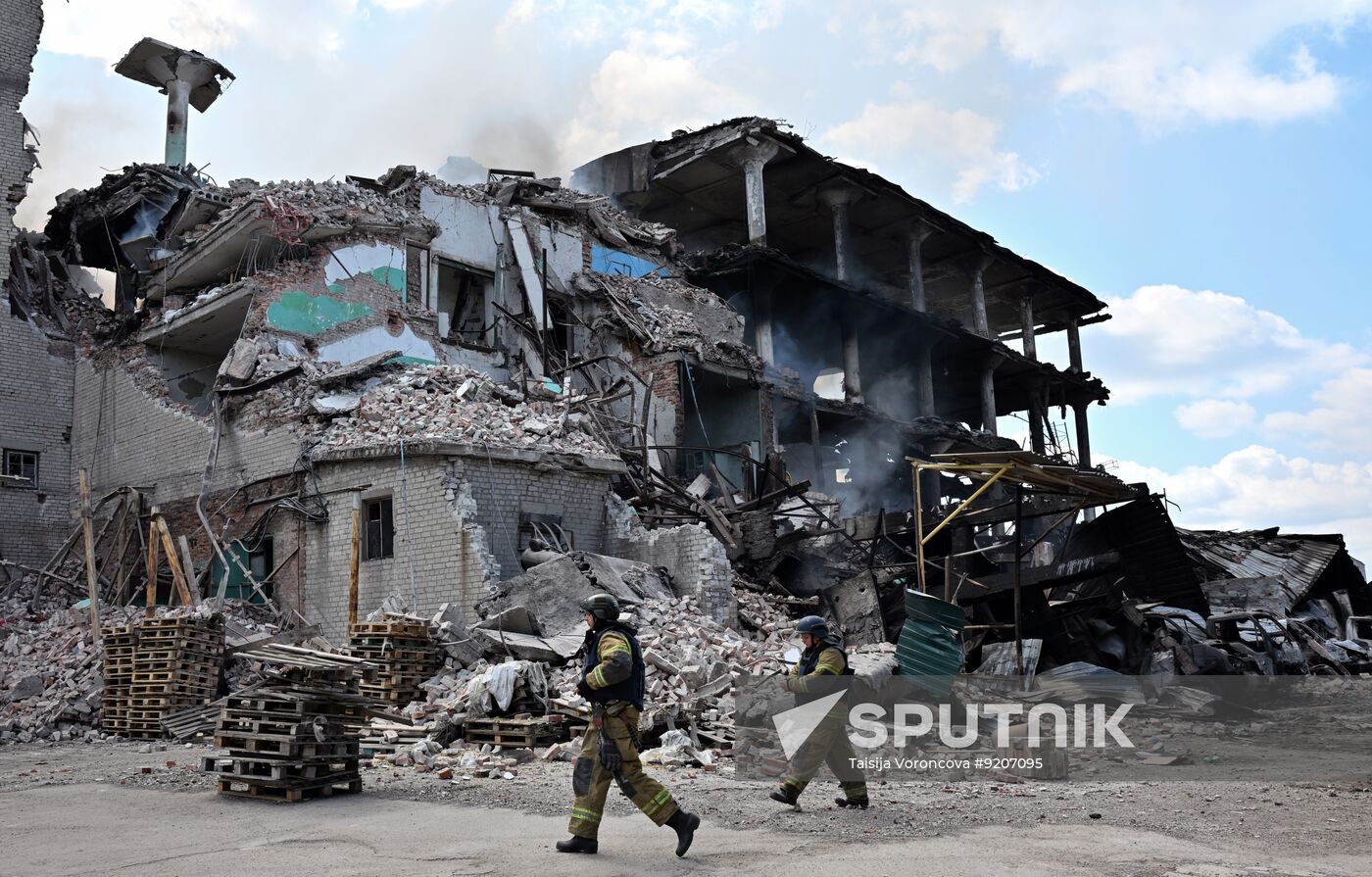 Russia Ukraine Military Operation Shelling