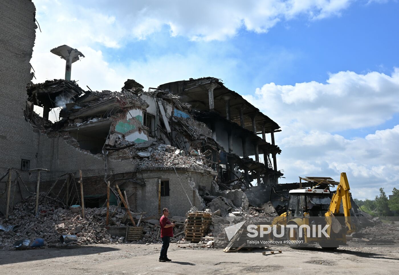Russia Ukraine Military Operation Shelling