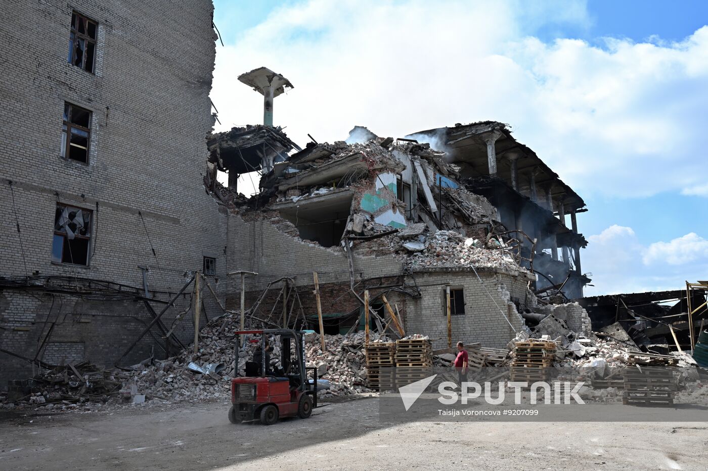 Russia Ukraine Military Operation Shelling