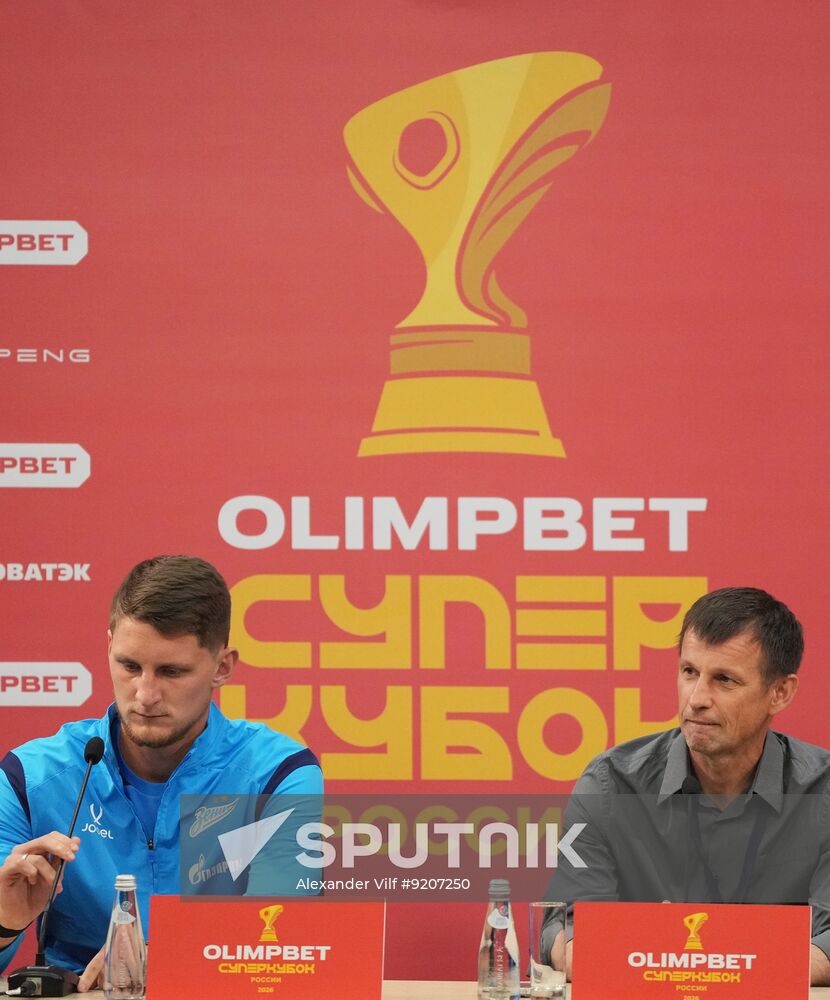 Russia Soccer Super Cup Zenit Press Conference