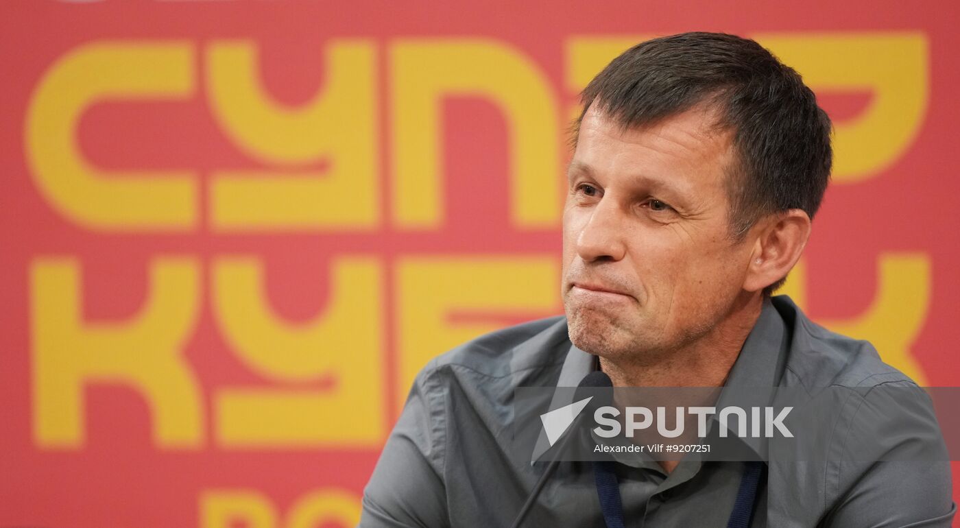 Russia Soccer Super Cup Zenit Press Conference