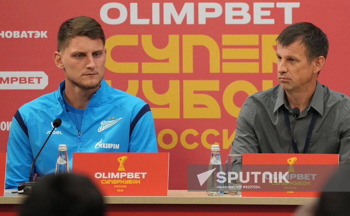 Russia Soccer Super Cup Zenit Press Conference
