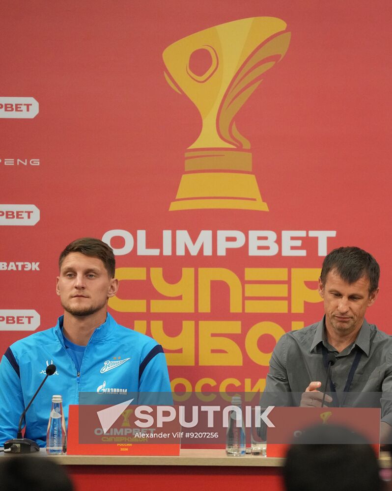 Russia Soccer Super Cup Zenit Press Conference