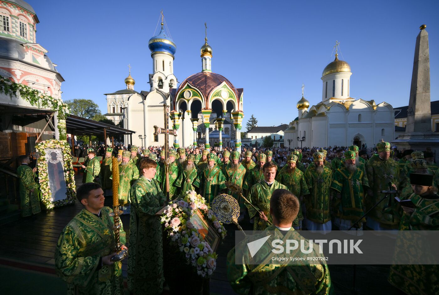 Russia Religion St Sergius Relics Uncovering Feast