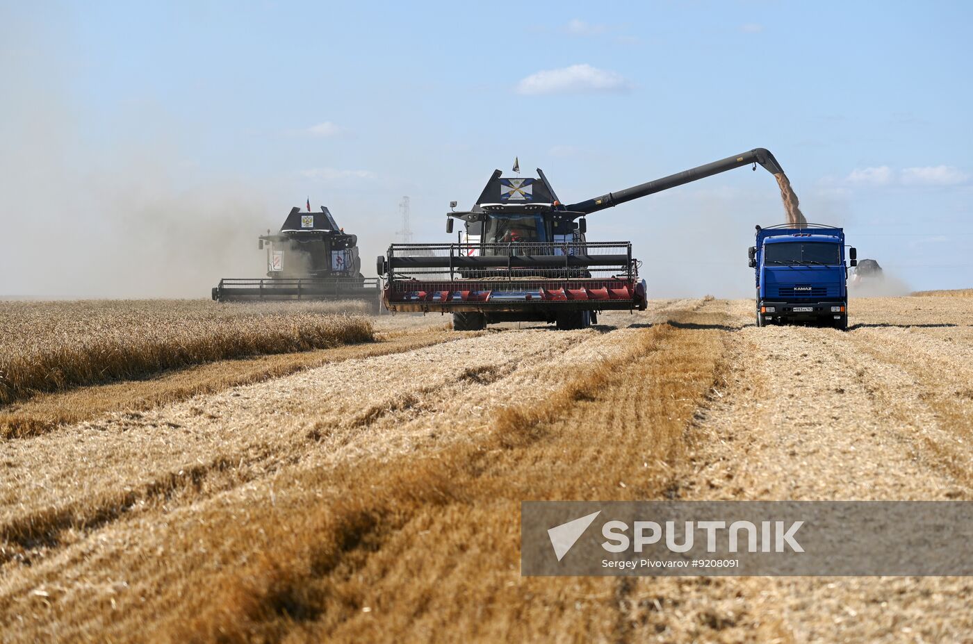 Russia Agriculture Wheat Harvesting