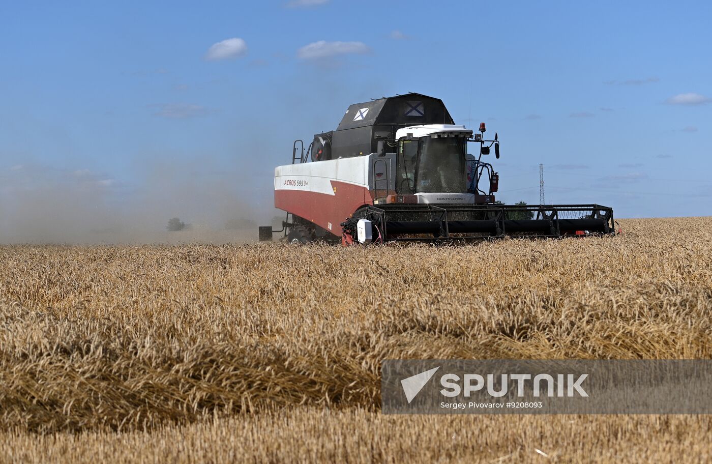 Russia Agriculture Wheat Harvesting