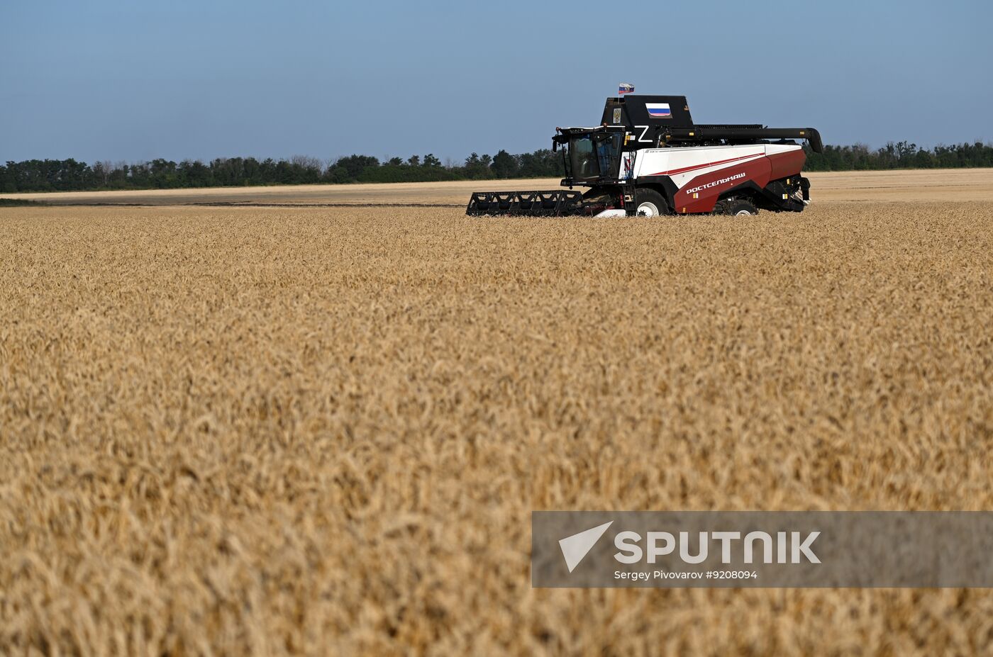 Russia Agriculture Wheat Harvesting