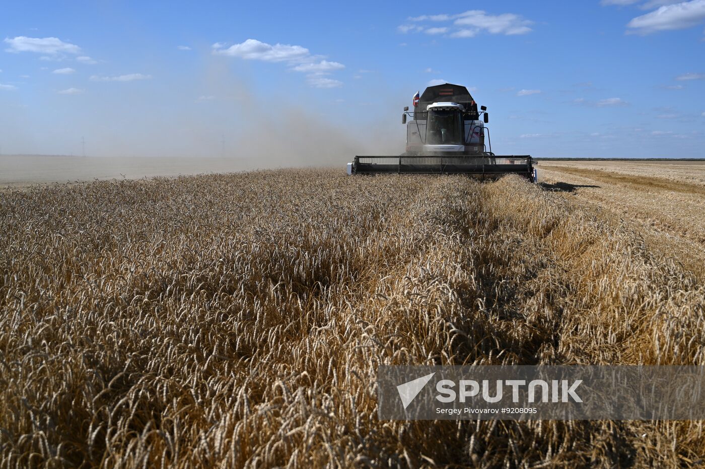 Russia Agriculture Wheat Harvesting